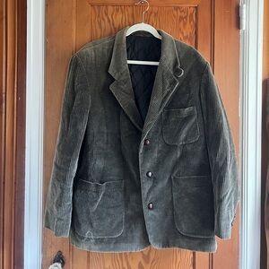 LL Bean corduroy jacket with thinsulate. Olive color.